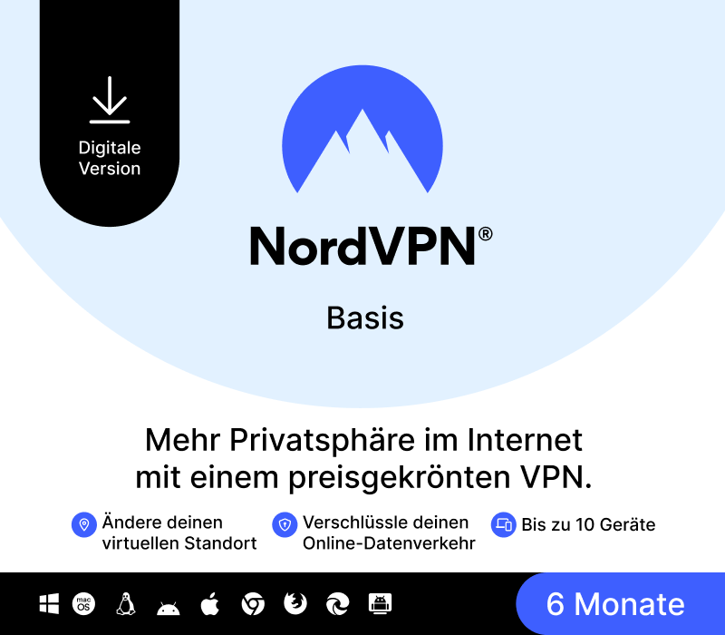 NordVPN Basic DE Activation Key (6 Months / 10 Devices)