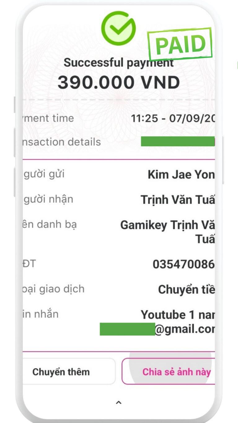 BIll thanh toan gamikey 5