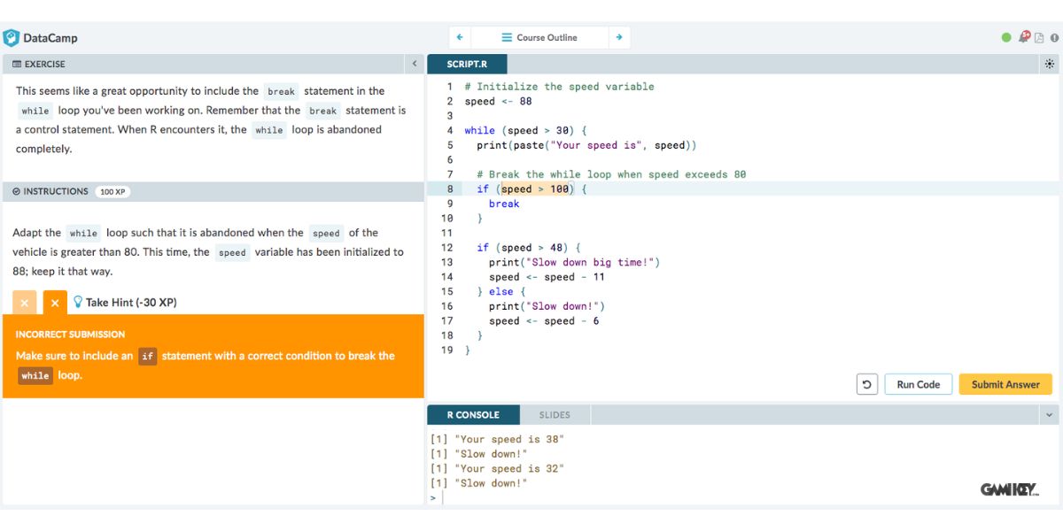 Datacamp - Khóa học R trung cấp