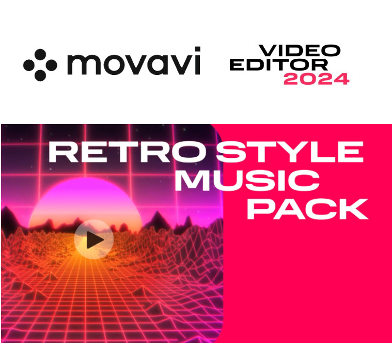 Key kích hoạt Movavi Video Editor 2024 — Gói nhạc phong cách Retro DLC Steam CD Key