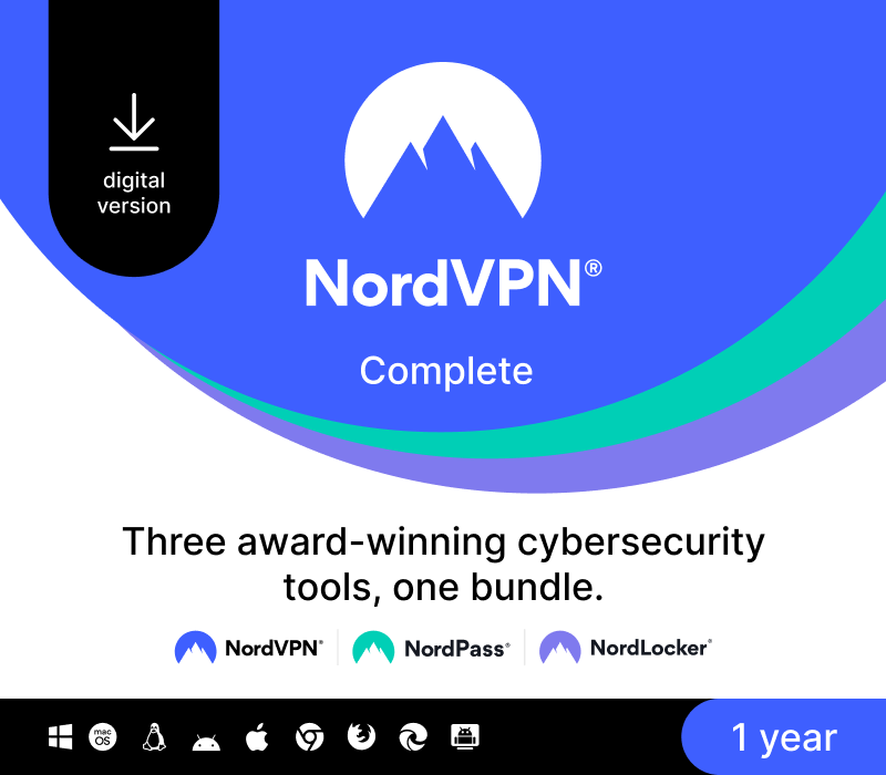 Key Kích Hoạt NordVPN Complete AU 1 Năm / 10 Thiết Bị